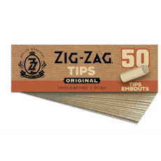 Zig-Zag - Unbleached Original Tips - 50 Pack
