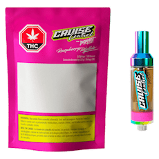 BoxHot Cruise Control Raspberry Riptide Sativa THC + CBD Vape Cartridge 2g - Cruise Control Raspberry Riptide Sativa THC + CBD Vape Cartridge 2g