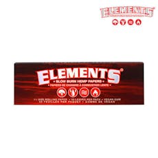 Element Rolling Papers - Red 11/4 Slow Burning Hemp