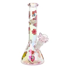 10" 5mm Blossom Kitty Glass Bong