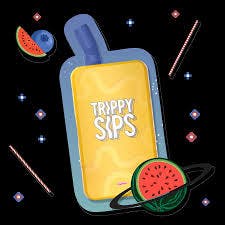 Trippy Sips Moonberry Gulps Liquid Diamonds 2g Disposable - Trippy Sips MoonBerry GULPS THC/CBD/CBN Liquid Diamond 2g Disposable Vape