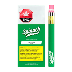 Spinach HITZ Pink Lemonade Sativa Disposable Vape Pen 0.5g - Spinach HITZ Pink Lemonade 0.5g Disposable Vape Pen