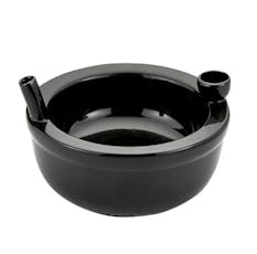 Ceramic Cereal Bowl W/ Pipe by Premium Roast & Toast - Humble + Fume - Ceramic Cereal Bowl W/ Pipe Black