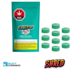 Shred'ems | Shark Attack MAX10 Party Pack Gummies | Multipack of 10 - (10 x 10mg)