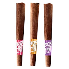 Boxhot - A Trifecta of Half Gram Blunt Smoking Power Infused Blunts - 3x0.5g