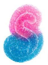 Spinach Sourz Multipack of 10 Fully Blasted Blue Raspberry Watermelon Indica Soft Chews 10 x 10mg THC - Multipack of 10 Fully Blasted Blue Raspberry Watermelon Indica Soft Chews 10 x 10mg THC