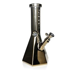 RED EYE TEK 12" Terminator Hex Base Water Pipe Cosmic Gold