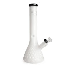 RED EYE GLASS 15" Hera Beaker Base Water Pipe White