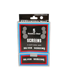 Pipe Screens Stainless Steel Wallet Pack 5pack