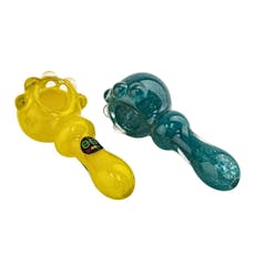3.75" Cheech Bubble Grip Glass Hand Pipe