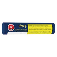Divvy - Killa Kiwi Distillate Infused Pre-Rolls - 1x1g Indica Distillate Infused