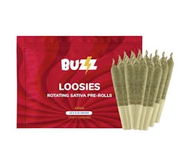 Loosies Sativa (Rotating) Pre-Rolls - Buzz - Loosies Sativa (Rotating) Pre-Rolls - 28x0.5g