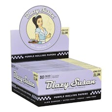 Blazy Susan Purple Rolling Papers - King Size 50Pack