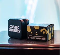 Cosmic Charlies x KRUSH - 2 Piece Aluminum Grinder (Merch)