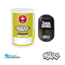 (V) Banana Smoothie Live Resin Liquid Diamond AIO by HIGHKEY 1G