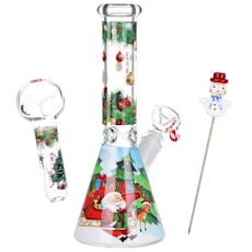 Pulsar Ho-Ho-Holiday Glass Smoking Set