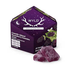 WYLD Blackberry THC 10mg Multipack Soft Chews - Multipack of 10, Wyld Blackberry THC 10mg THC Soft Chews