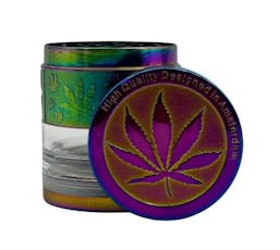 Arsenal Embossed Leaf 4-Part Metal Grinder (52mm)