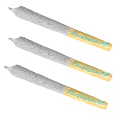 Yoohoo Yuzu 50 Diamond Coated Infused Pre-Roll 3x0.5g Distillates B152