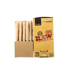 Raw Rolling Cones Classic 1.25 Pre-Rolled Cone 75 Pack - 1 1/4, 75 pack