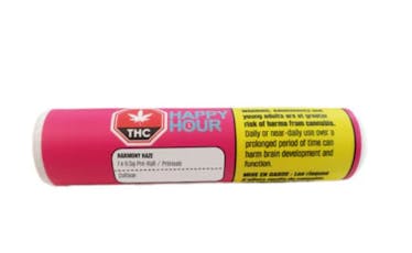 Happy Hour - Harmony Haze Pre-Rolls - HARMONY HAZE PRE-ROLL - (1 x 0.5)