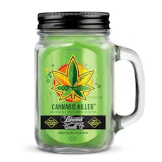 Beamer Candle Co. - 12oz Glass Mason Jar Candle - Cannabis Killer