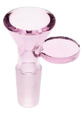 Bowl Funnel14MM ( Colour Varity ) - Coloured Glass-Pink 14MM