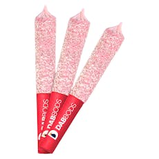 XO Strawbae Diamond Dusted Infused Pre-Roll 3x0.6g Distillates B014