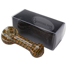 Genuine Pipe Co, Heavy Colour String Glass Pipe - Genuine Pipe Co, Heavy Colour String Glass Pipe, 3"