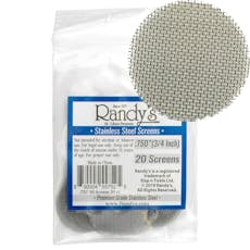 Randy's, Stainless Steel Screens 20pk - Randy's, Stainless Steel Screens 20pk, 0.750"