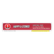 Happy & Stoned - Aloha White Widow Pre-Rolls - 4x0.5g Sativa