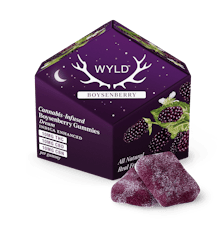 Wyld Blackberry Indica Soft Chews 10 x 10mg THC - Wyld Blackberry Indica Soft Chews 10 x 10mg THC