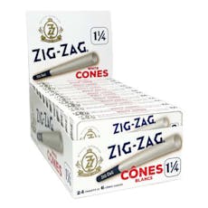 Zig Zag | White 1 1/4 Pre-rolled Cones | 3Pk