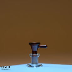 Castle Glassworks 14mm Stick Tab Bowl - Castle Glassworks 14mm Stick Tab Bowl - Amber