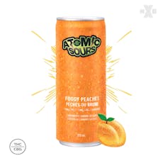B32 | Atomic Sours Foggy Peaches 1:1 CBG + Guarana 355mL