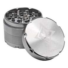 Silver Cannasharp Aerospace Four Stage 55mm Grinder
