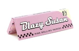 Blazy Susan Rolling Papers PINK - Blazy Susan Rolling Papers 1 1/4 - PINK