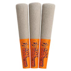 SKULLCRUSHER 70'S BY RAD Iced Orange - Quad Diamond Infused Pre-Roll 3x0.45g