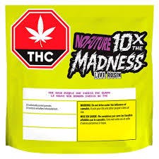 No Future - 10X The Madness The Sour Purple One - Live Rosin Indica - 10pck