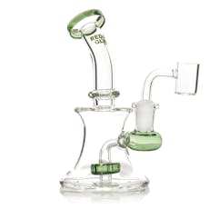 RED EYE GLASS 5" Concentrate Rig Green