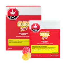 Fully Blasted Strawberry Mango Gummies - Fully Blasted Strawberry Mango Gummies 10pk