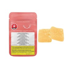 Real Fruit Grapefruit 1:1:1 by Wyld THC:CBG:CBC 2 Pack Soft Chews