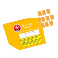 Real Fruit Peach HYBRID Gummies 3:1 CBD:THC 10x1 Pack Soft Chews by Wyld