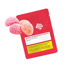 Sour Cherry & Peach Live Resin Gummies 4 Pack Soft Chews by San Raf