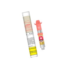 96+ Peach Pony Liquid Diamonds 510 Vape Cartridge 0.95g by Wild West