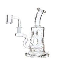 Smoke Arsenal - 5" Haute Faberge Egg Recycler w/ Banger - Clear