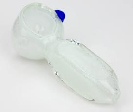 3" soft glass glow in the dark hand pipe