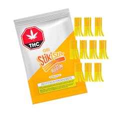 100 THC Multipack Live Rosin Sour Mango Haze Stiki Stix 10x1 Pack Soft Chews by Olli
