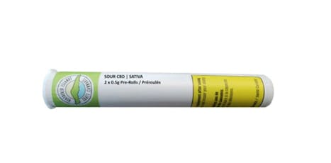 Weathered Islands Craft Cannabis - Sour CBD Pre-Rolls - SOUR CBD PRE-ROLLS - (2 x 0.5g)