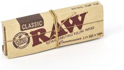 RAW Connoisseur Pack 1 1/4 + Tips